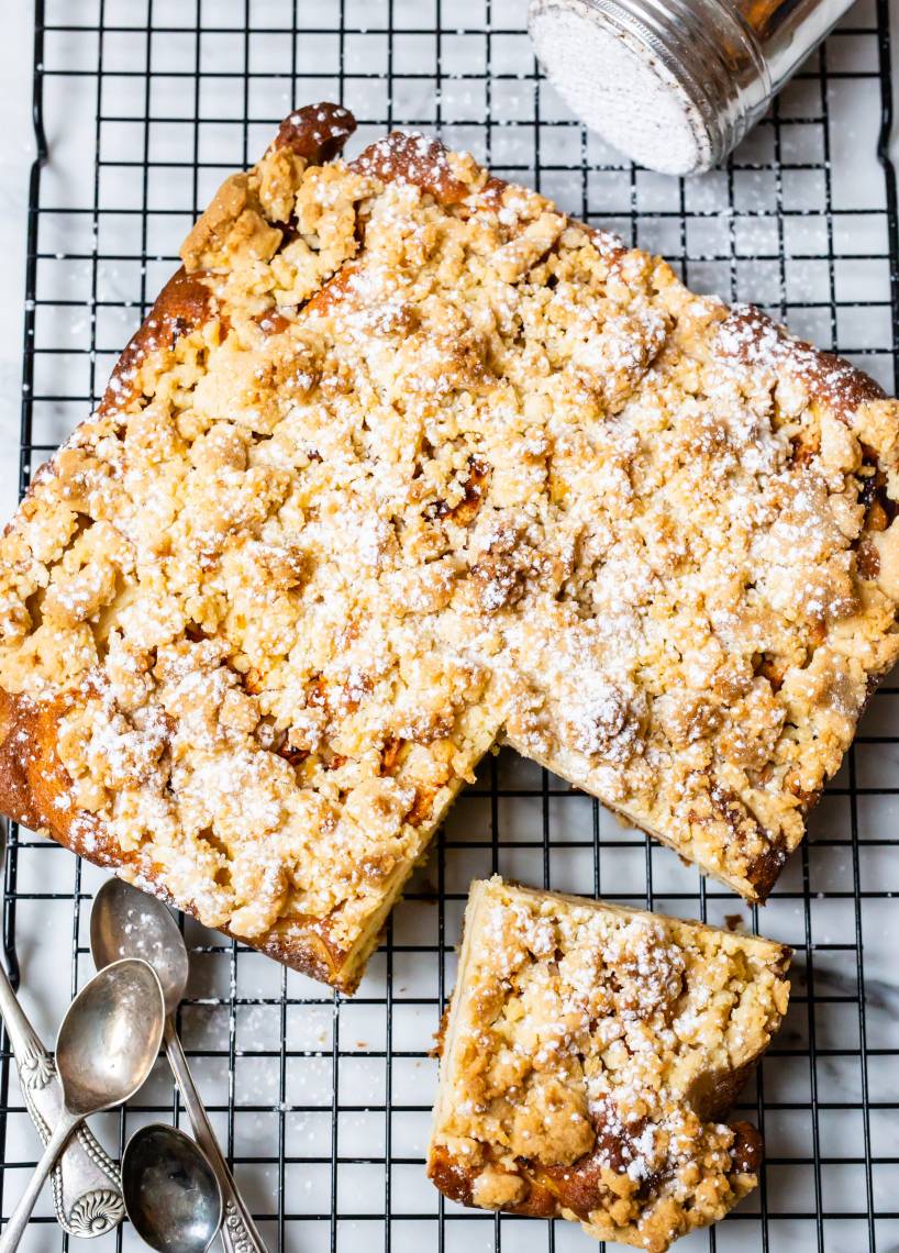 Apfel-Zimtstreusel-Blechkuchen