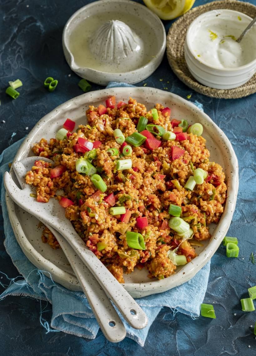 Bulgursalat mit Paprika