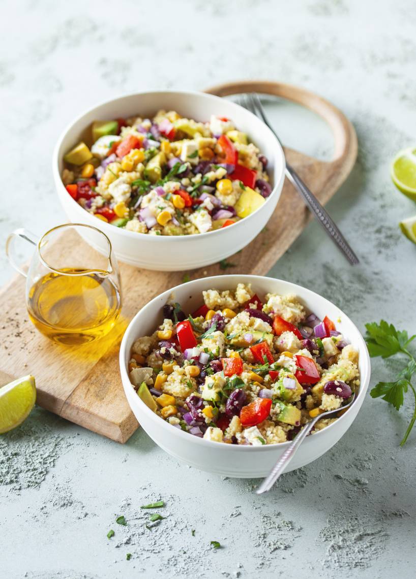 Couscoussalat Mexican Style