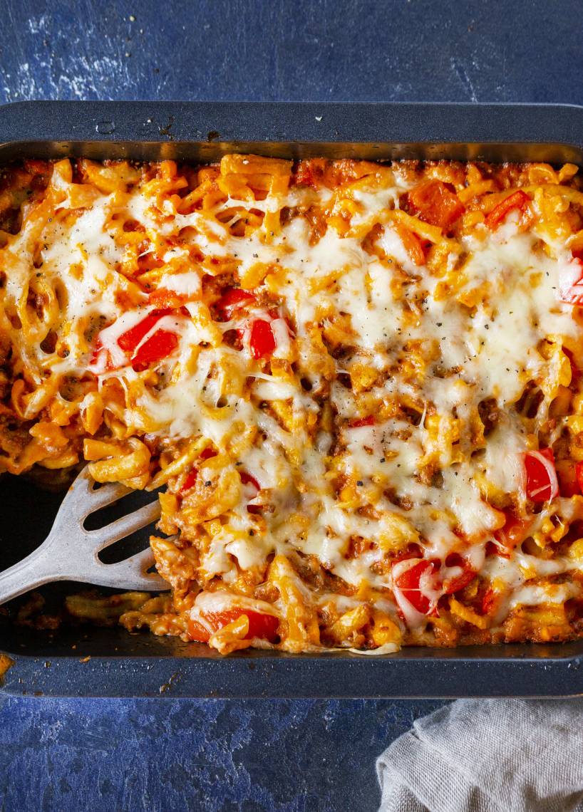 Cremiger Spätzleauflauf