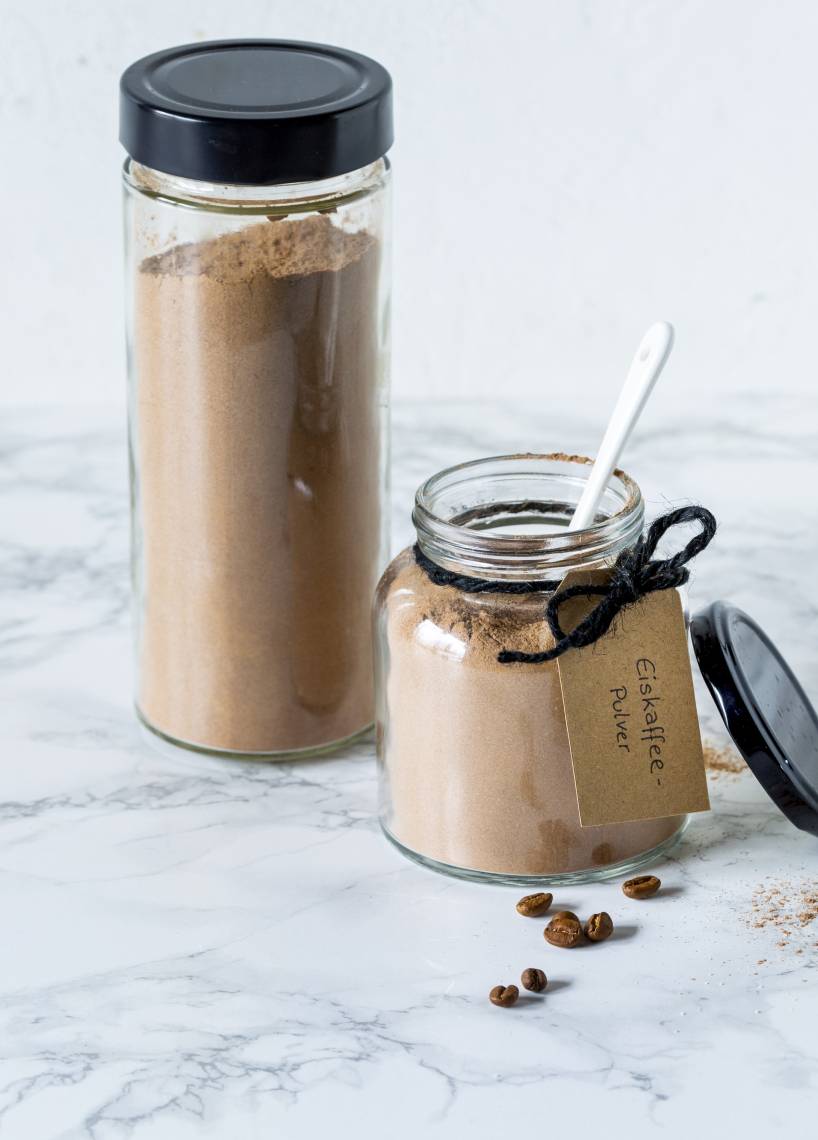 Eiskaffeepulver