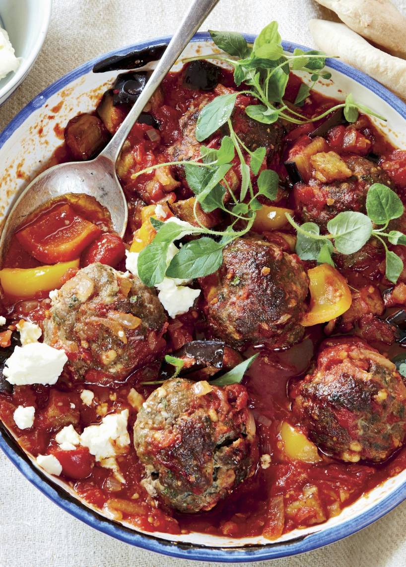 Gebackene Fleischbällchen