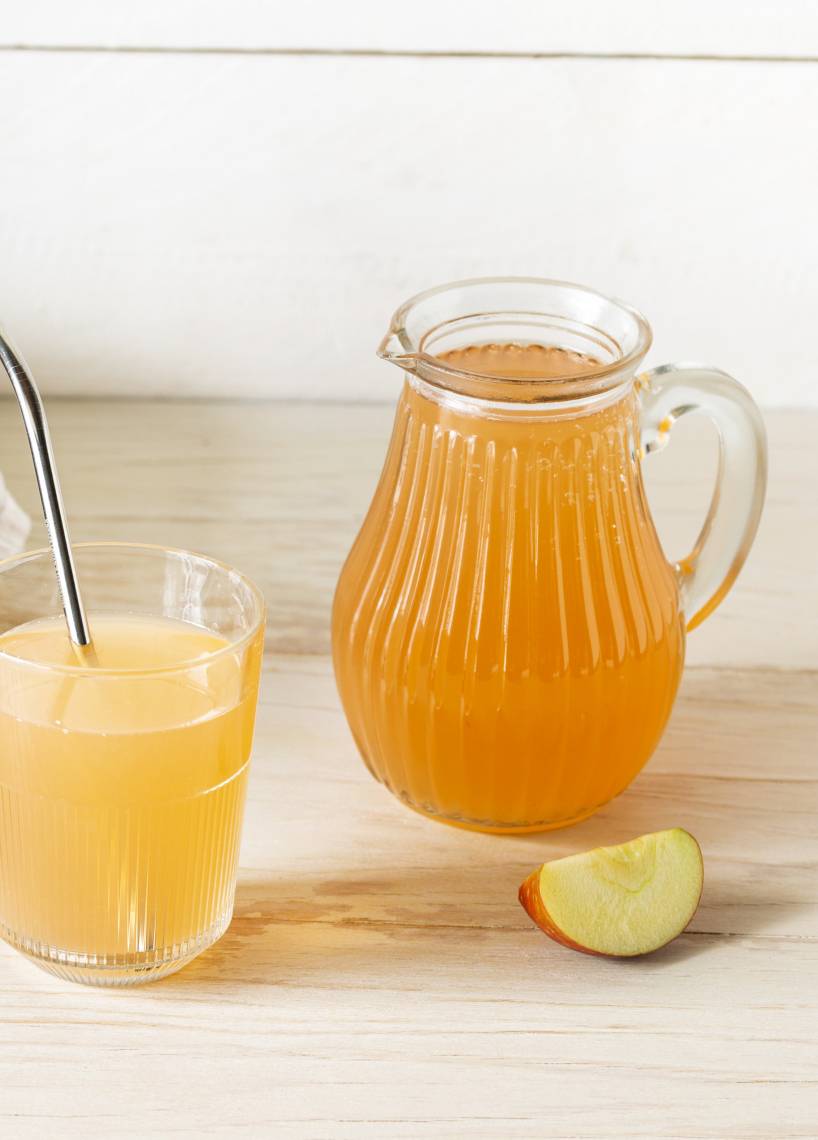 Gesüßter Apfelsaft