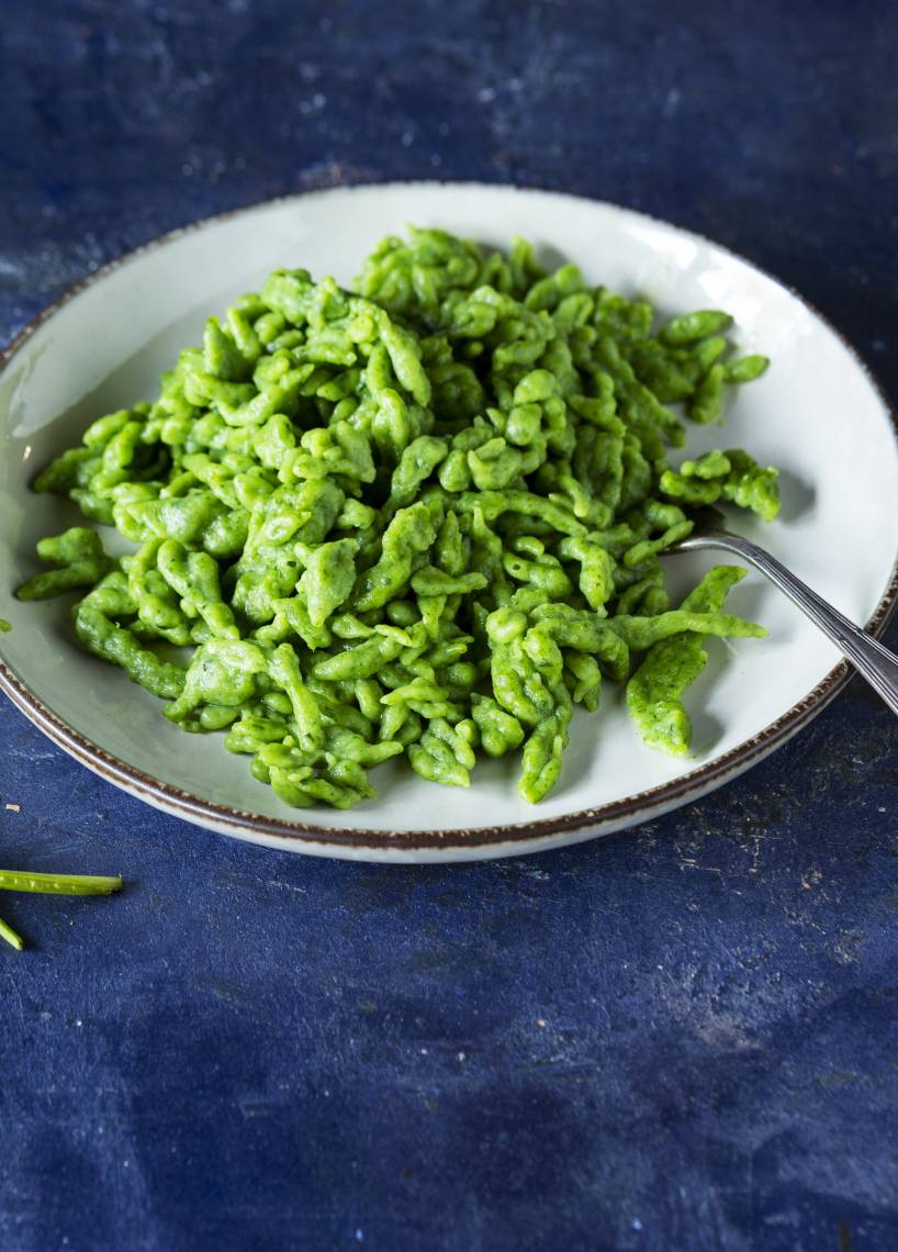 Grundrezept für Spinatspätzle