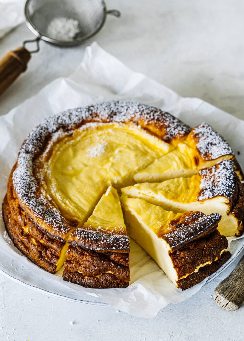 Käsekuchen mit wenig Zutaten