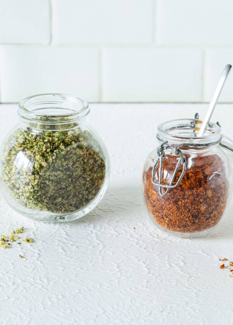 Kräutermischung für Pesto zum Selbstanrühren