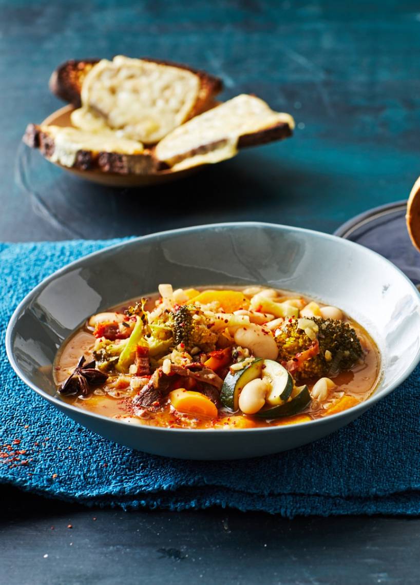 Mediterraner Gemüse-Reis-Pot