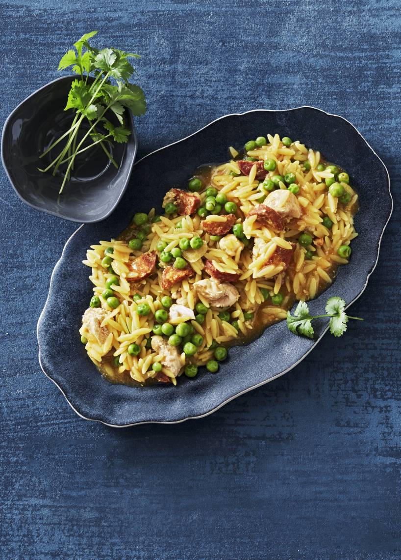 Pasta nach Paella-Art