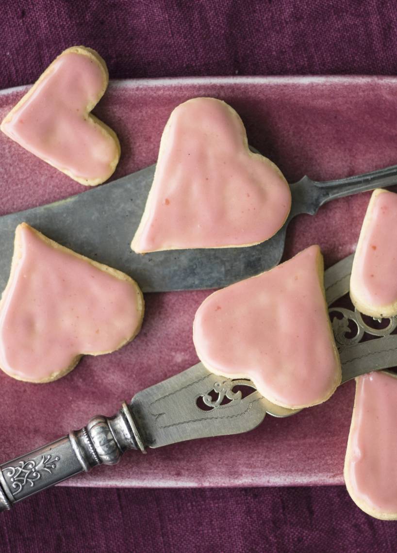 Schnelle Vanilleherzen