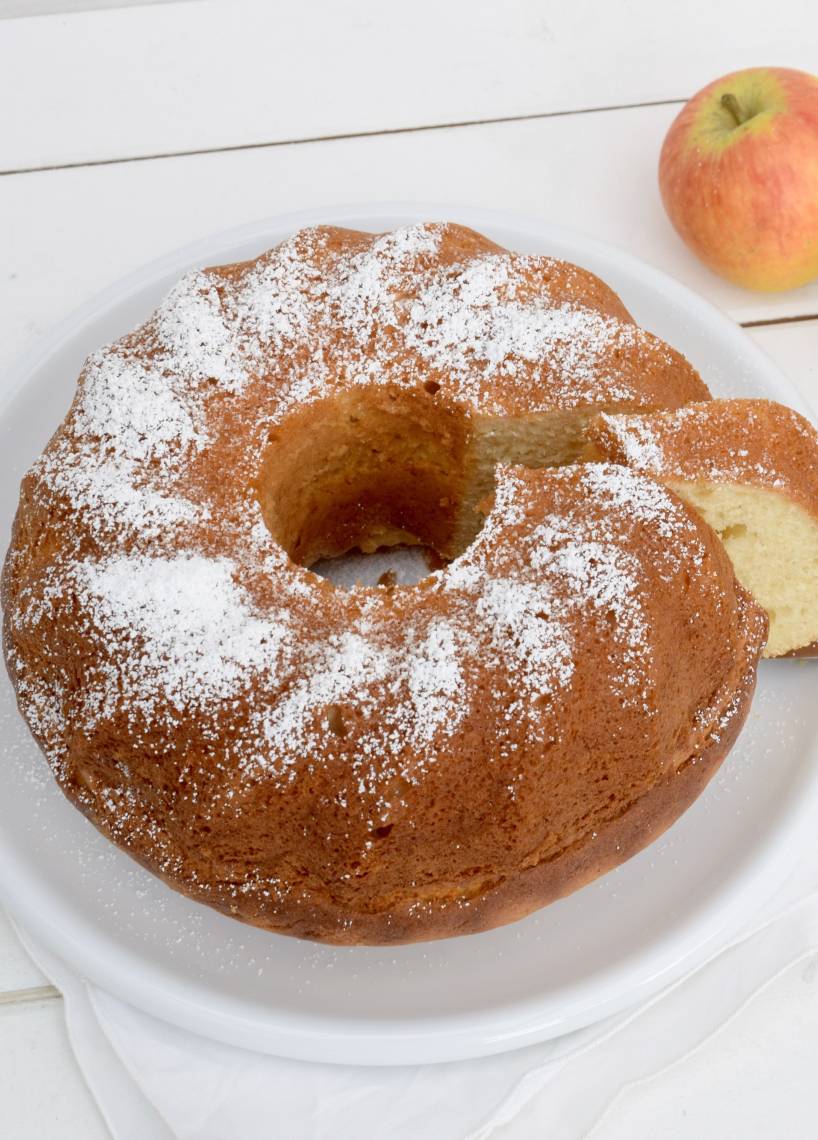 Schneller Apfelmuskuchen