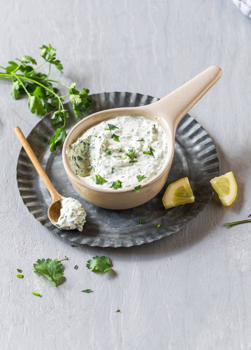 Stufe 3: Kräuterfrischkäse