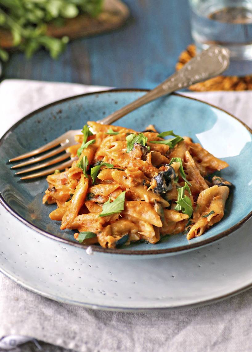 Vollkornnudeln mit Thunfischsoße