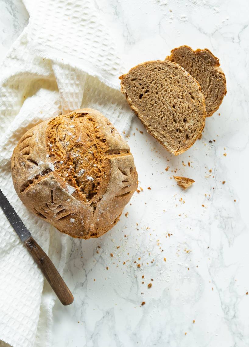 Klassisches Sauerteigbrot