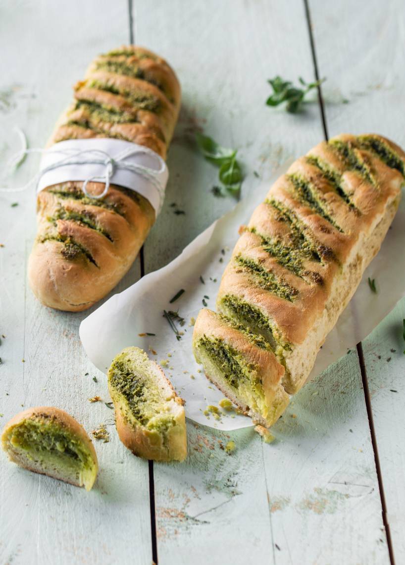 Kräuterbaguette