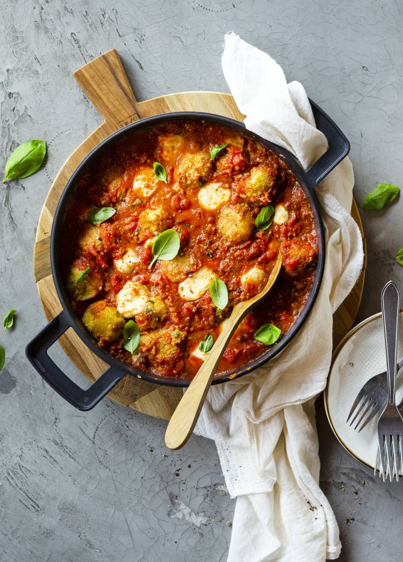 Linsenbällchen Toskana mit Mozzarella