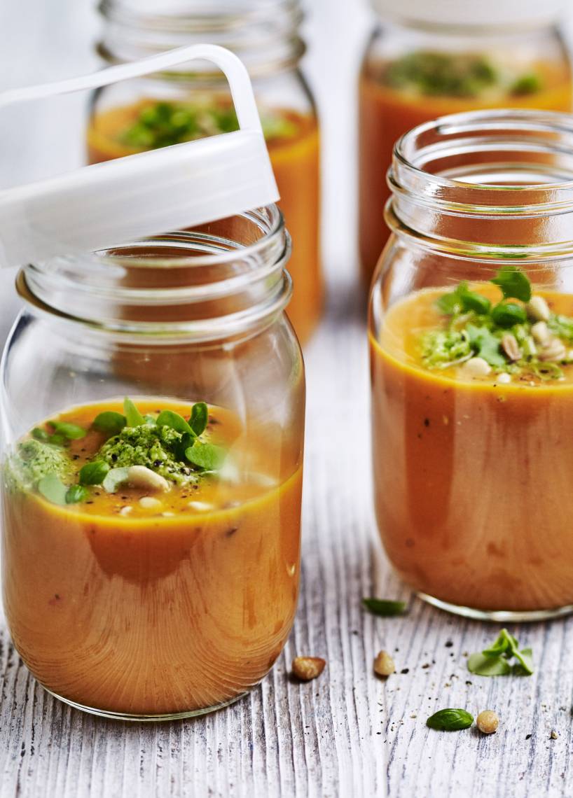 Tomatensuppe aus Rösttomaten