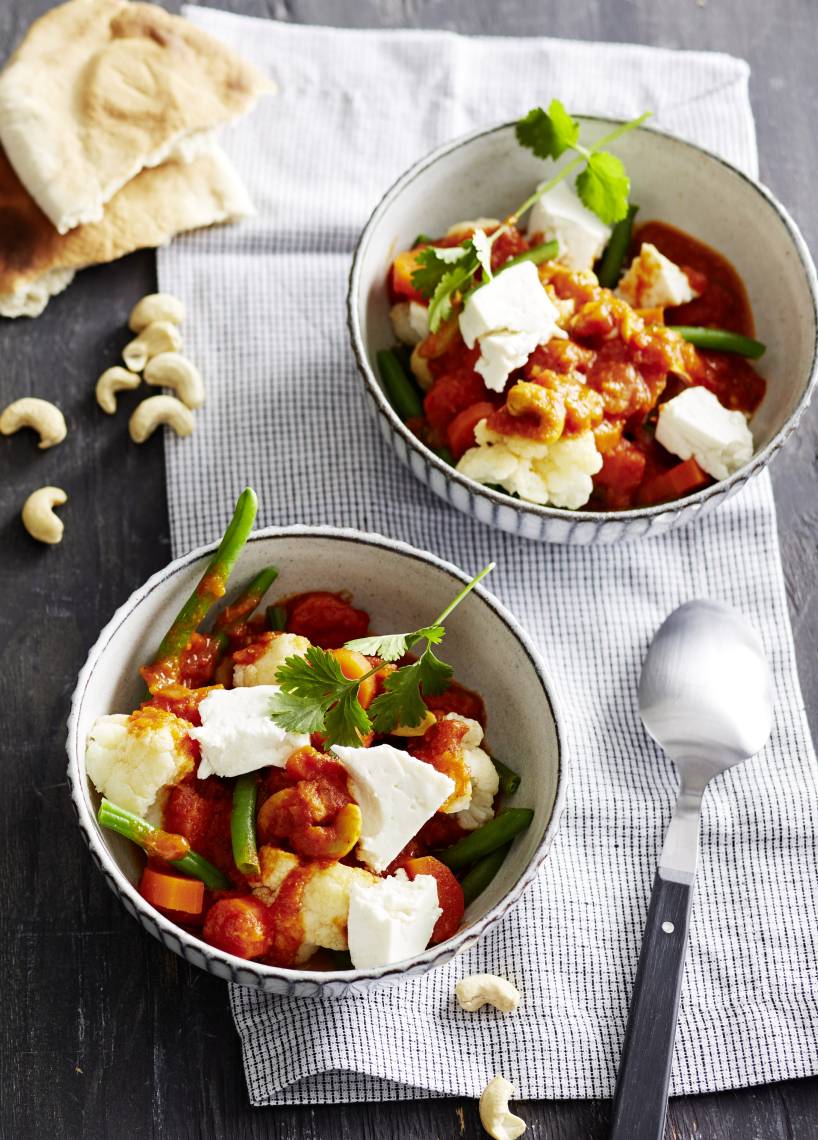 Vegetarisches Low-Carb-Curry