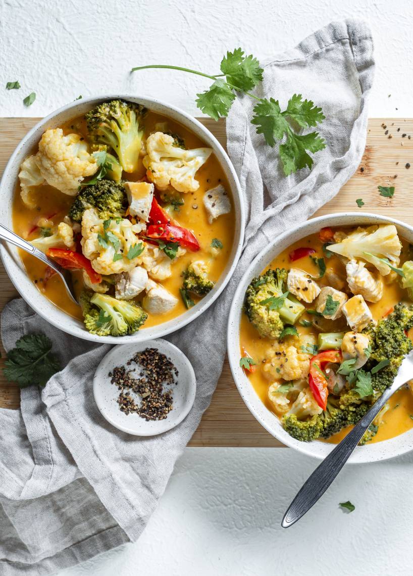 Brokkoli-Blumenkohl-Curry