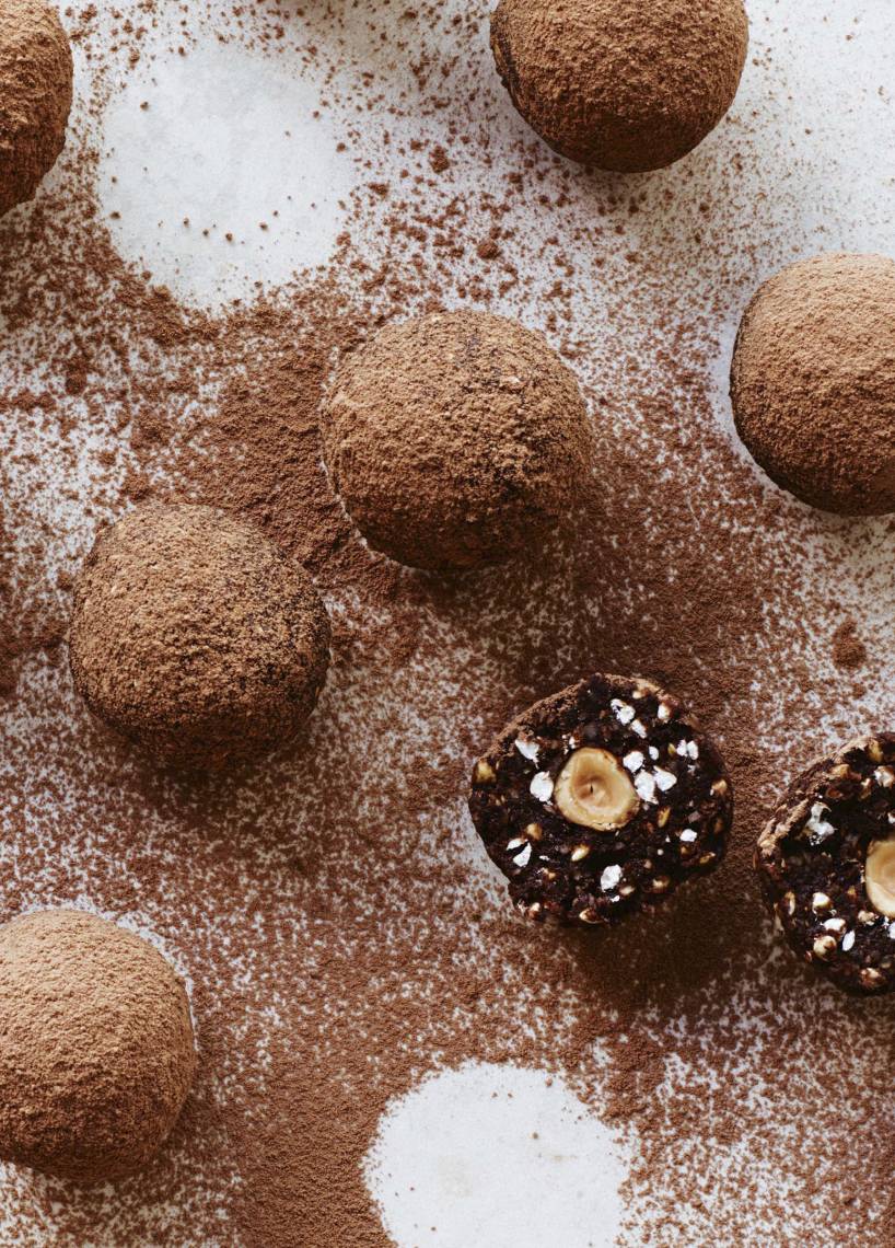 Gesunde „Rocher“-Kugeln