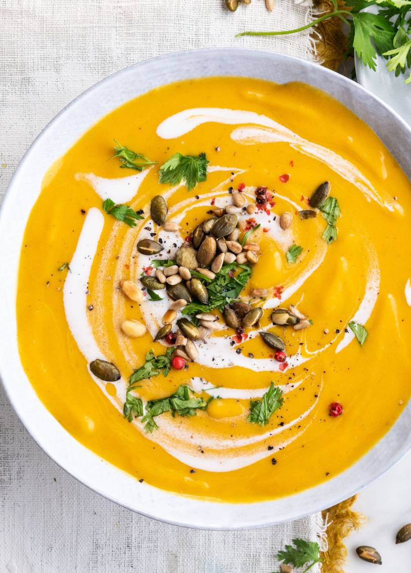Kürbis-Karotten-Suppe
