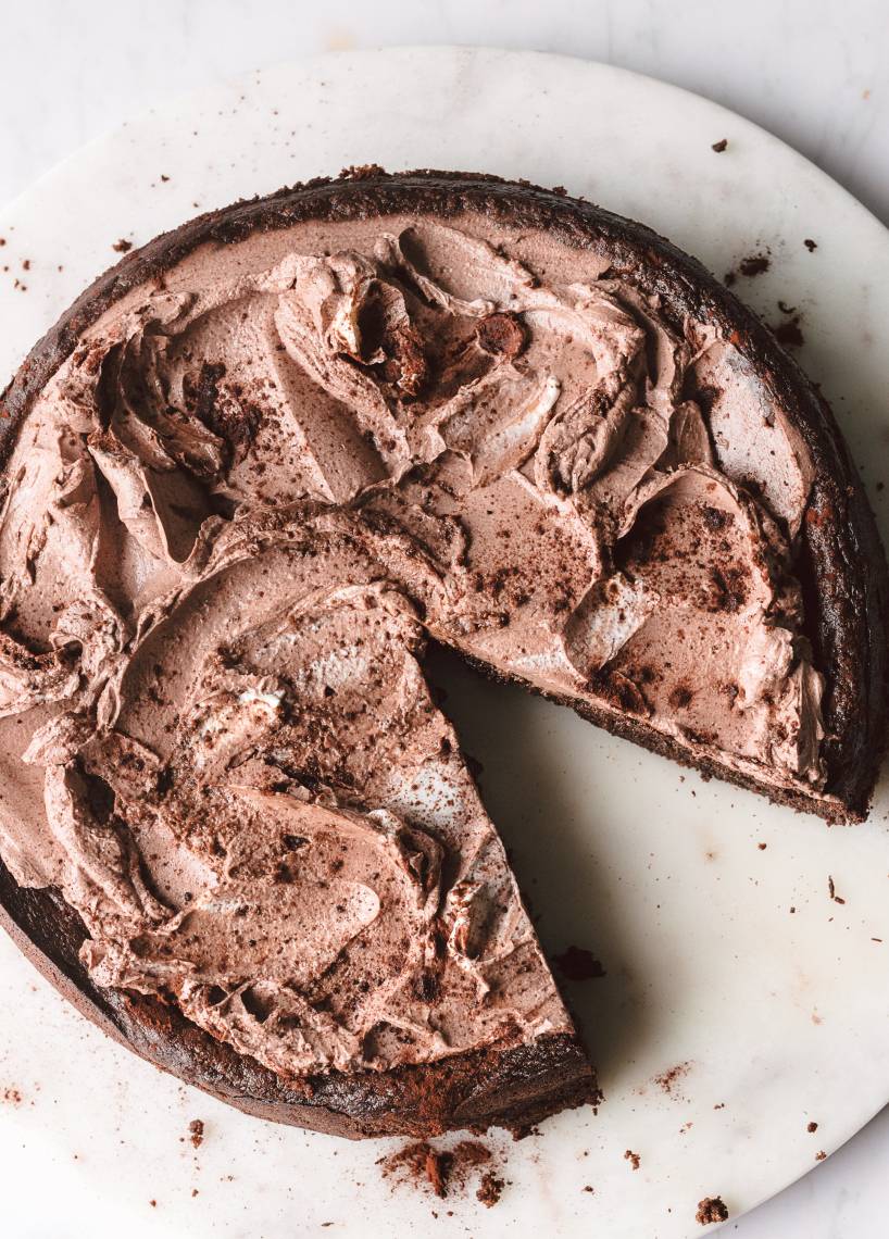 Schokoladenkuchen mit Frischkäsefrosting