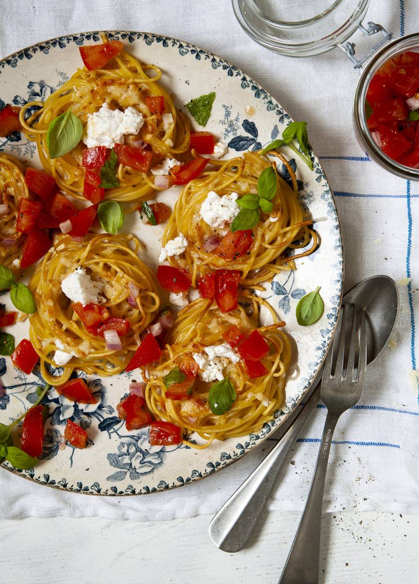 3-Käse-Spaghettinester