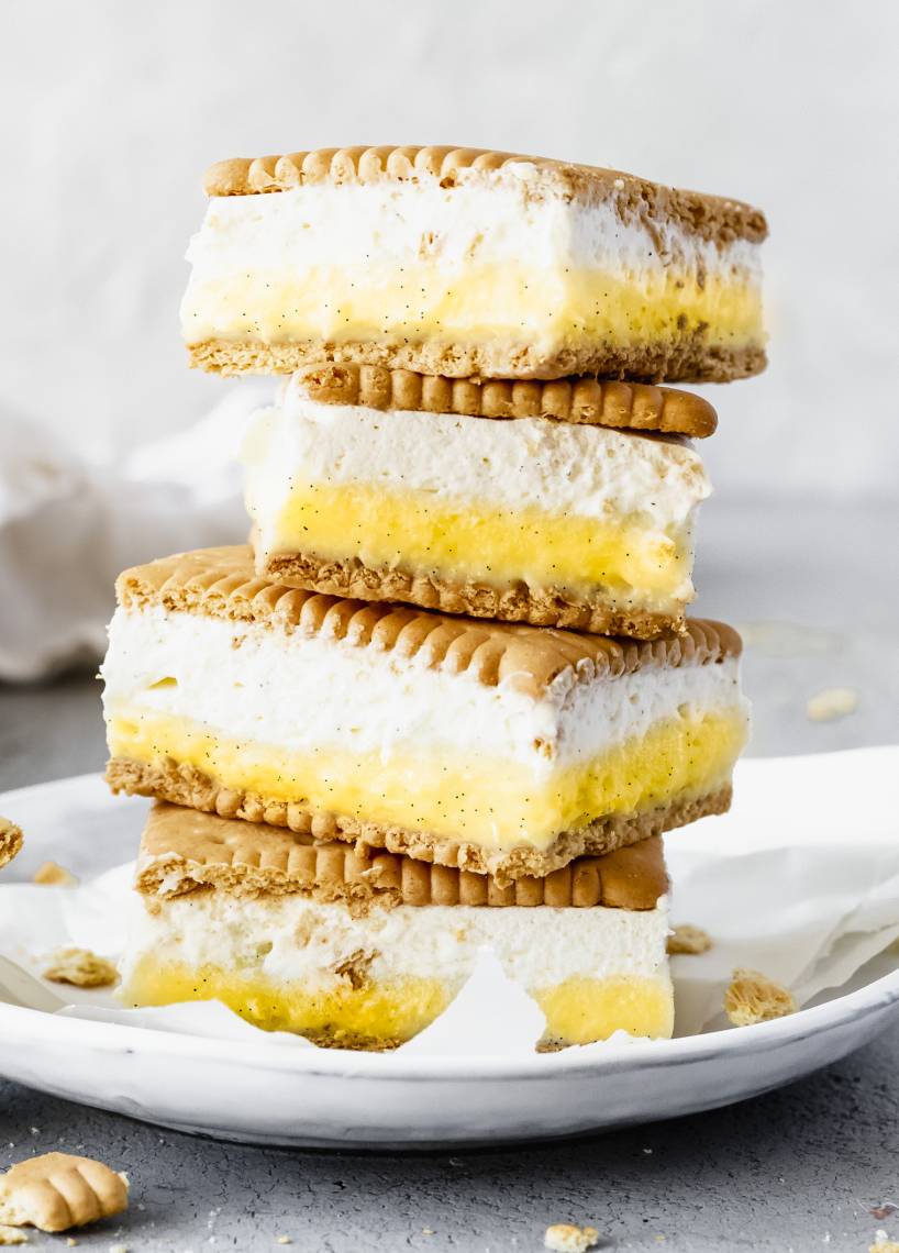 Keks-Pudding-Schnitten