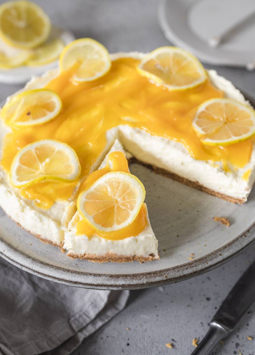 No Bake Lemon Cheesecake
