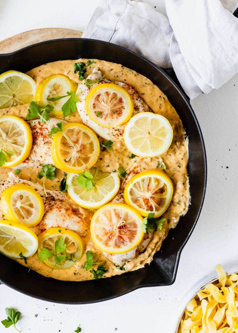 Zitronen-Knoblauch-Hähnchen