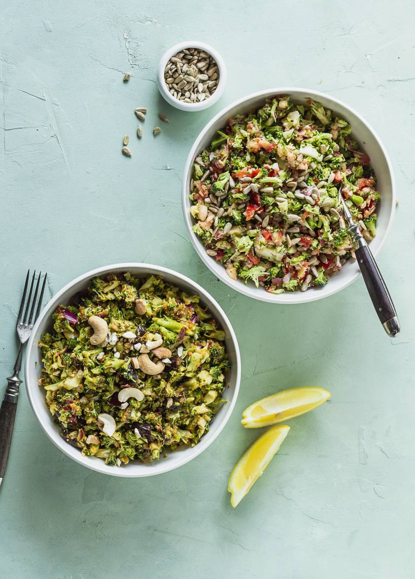 Brokkolisalat mit Äpfeln