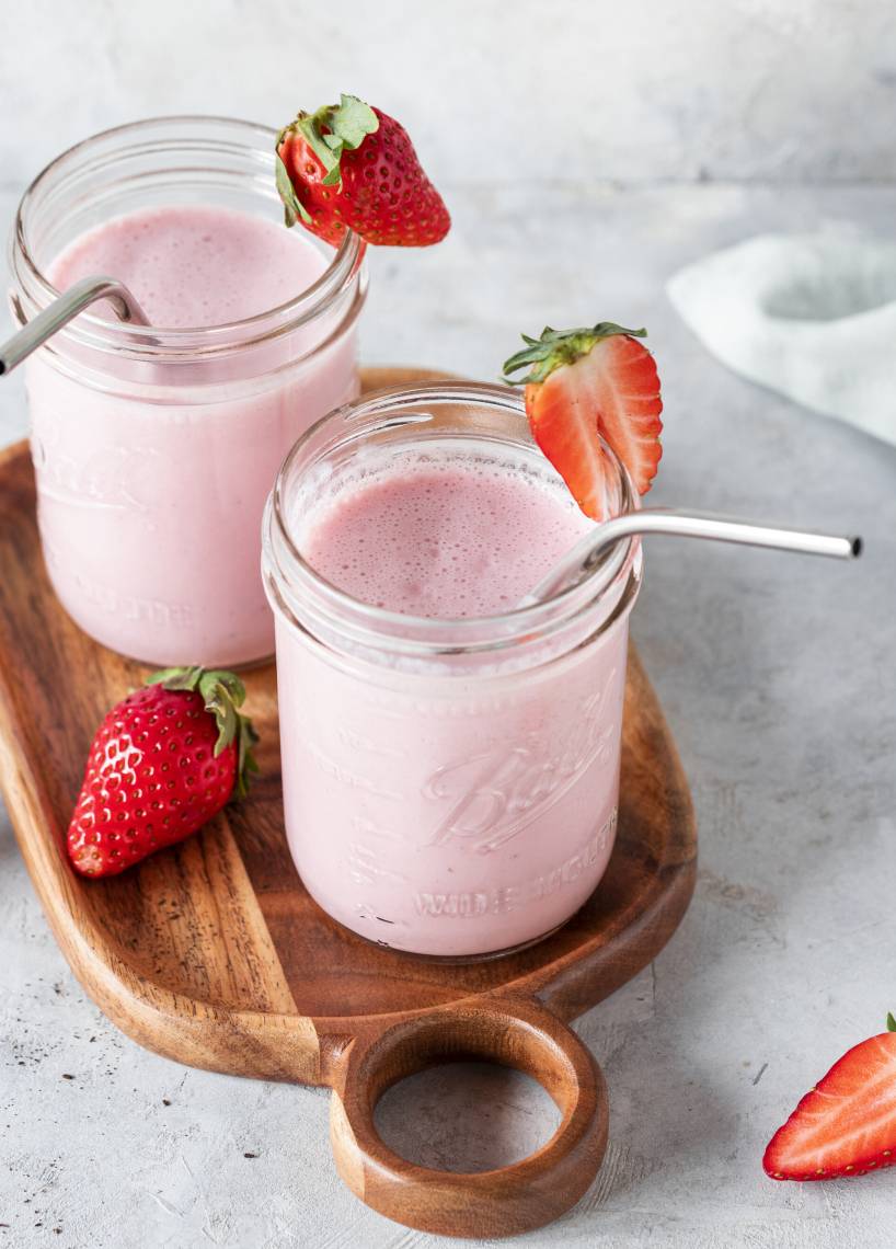 Erdbeermilch