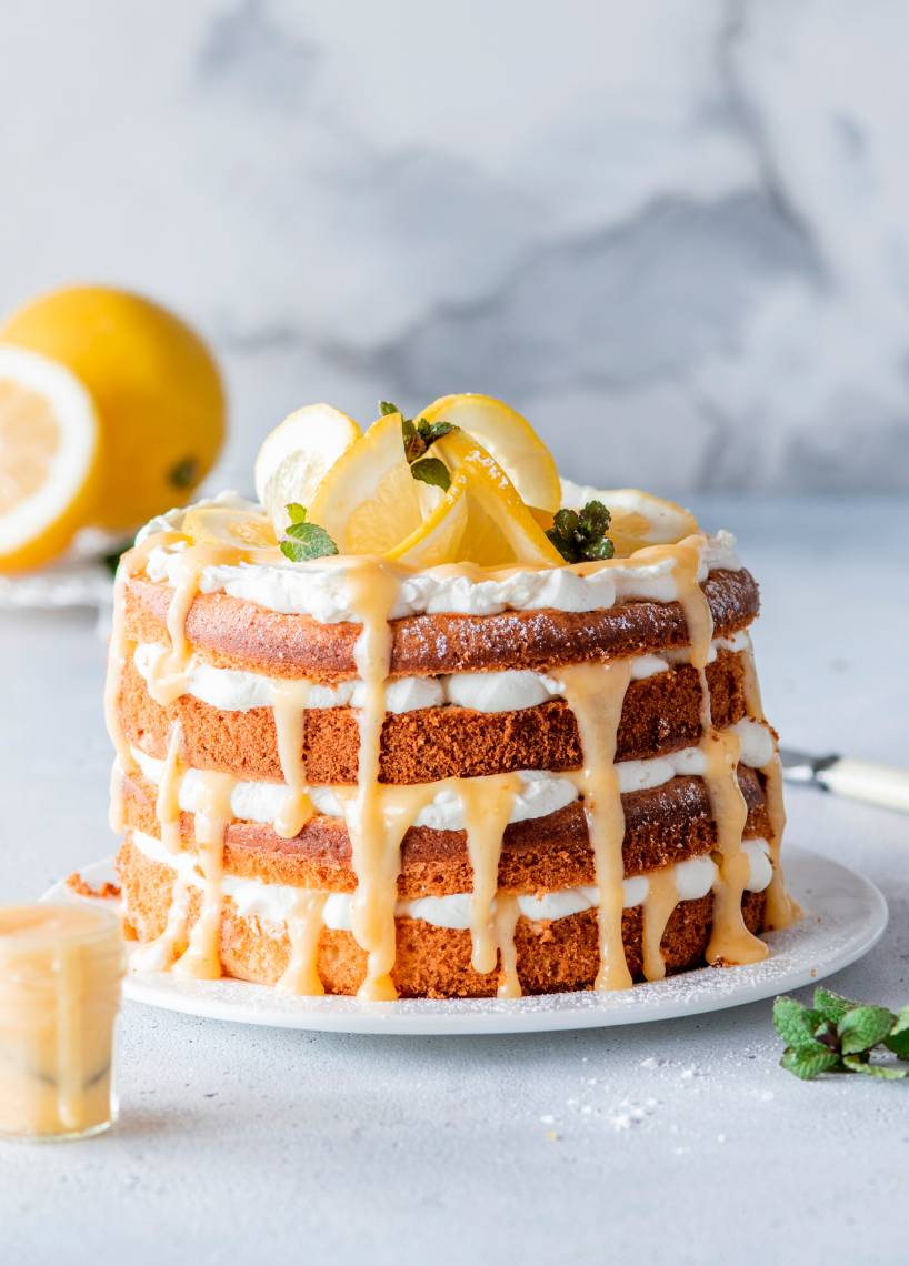 Lemon-Curd Torte