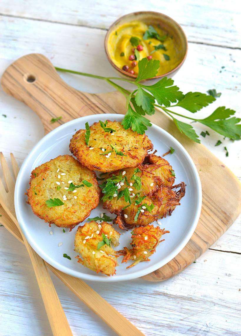 Rösti mit Curry-Mayonnaise