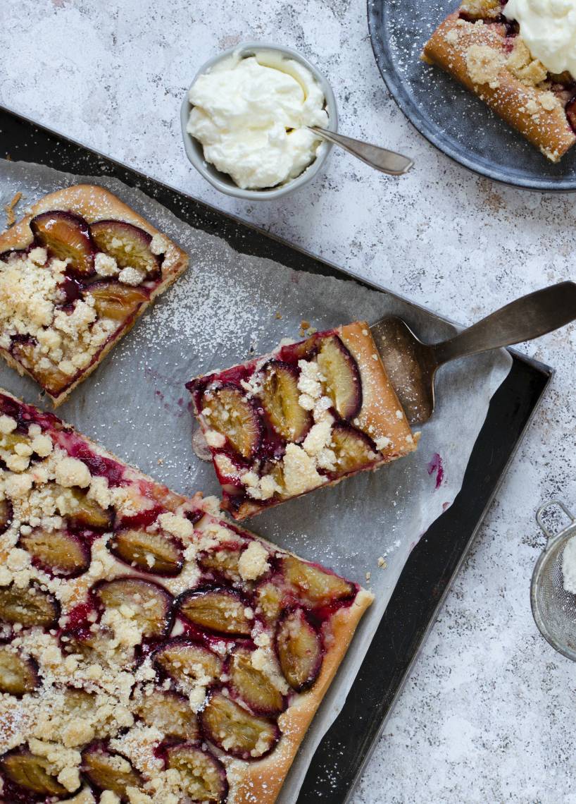 Zwetschgenkuchen vom Blech