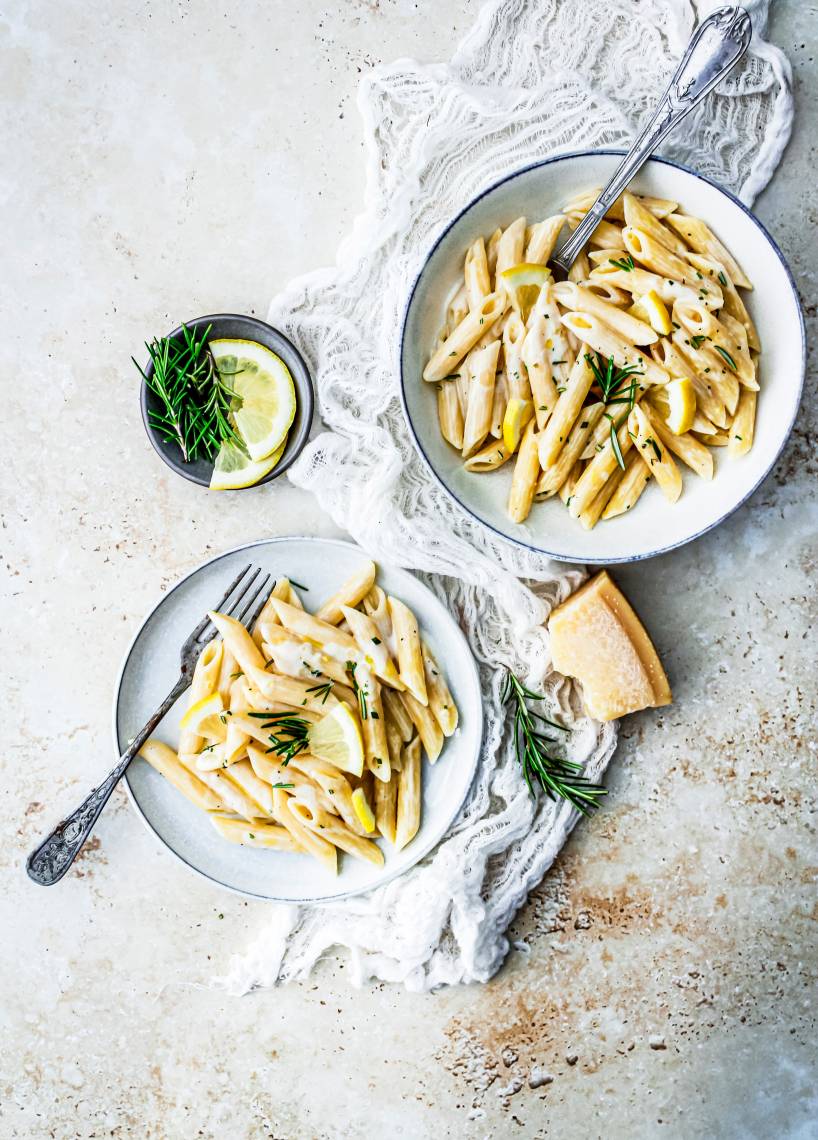 Cremige Zitronenpenne