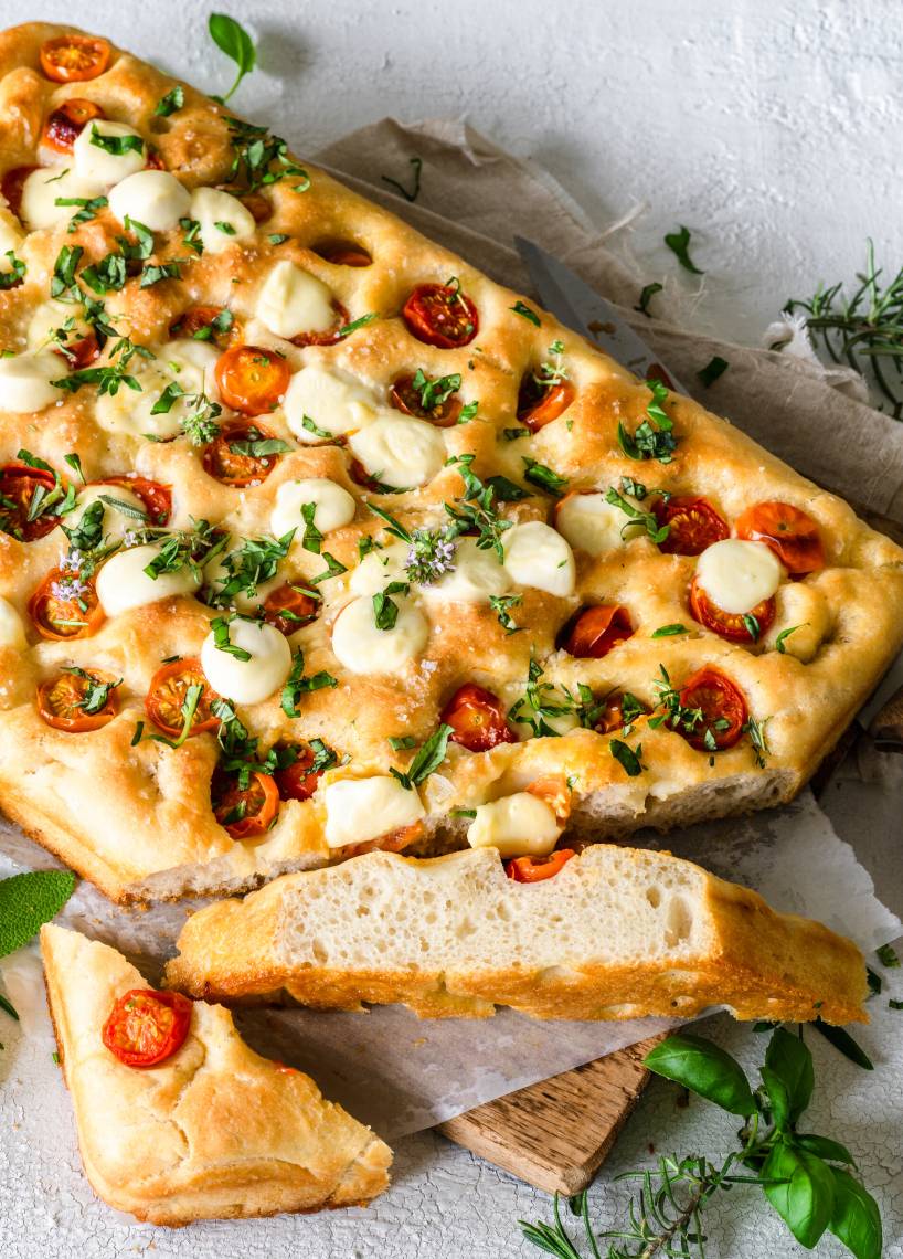 Focaccia Tomate-Mozzarella