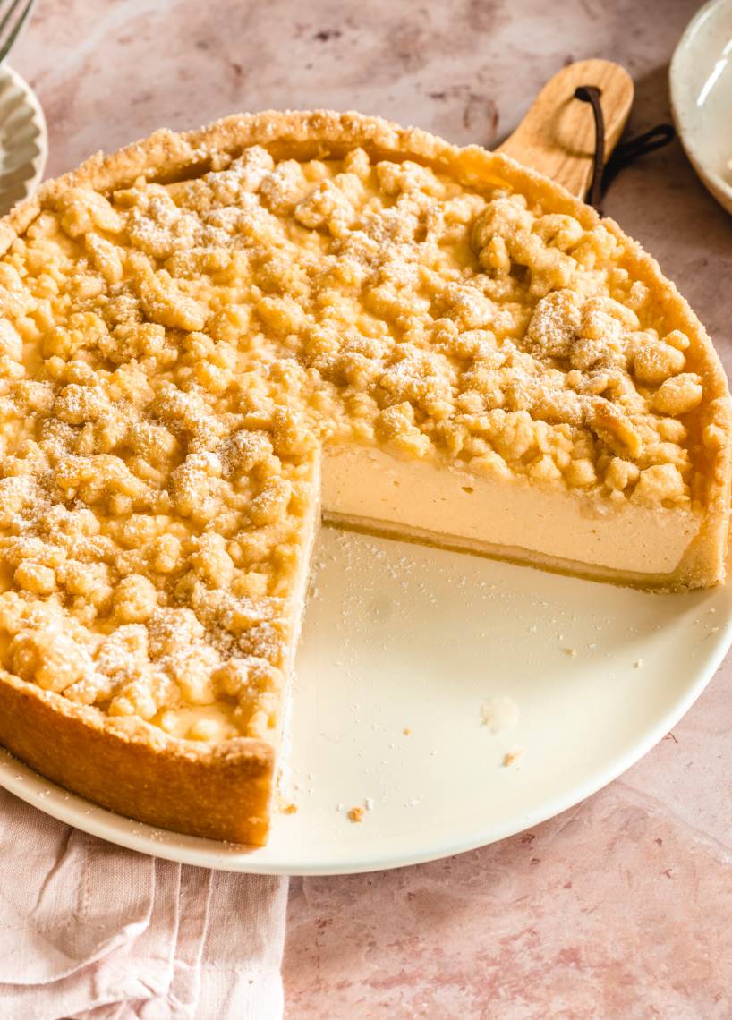 Käsekuchen mit Streuseln
