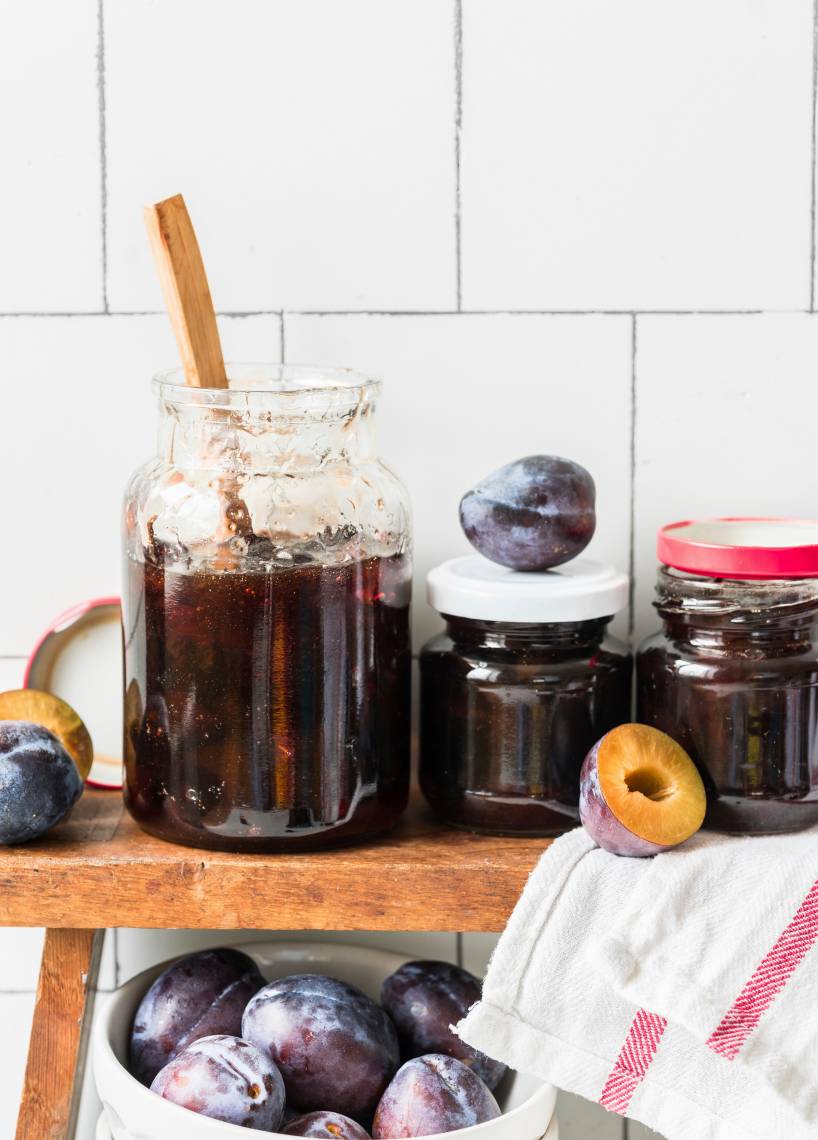 Pflaumenkonfitüre mit 4 Zutaten