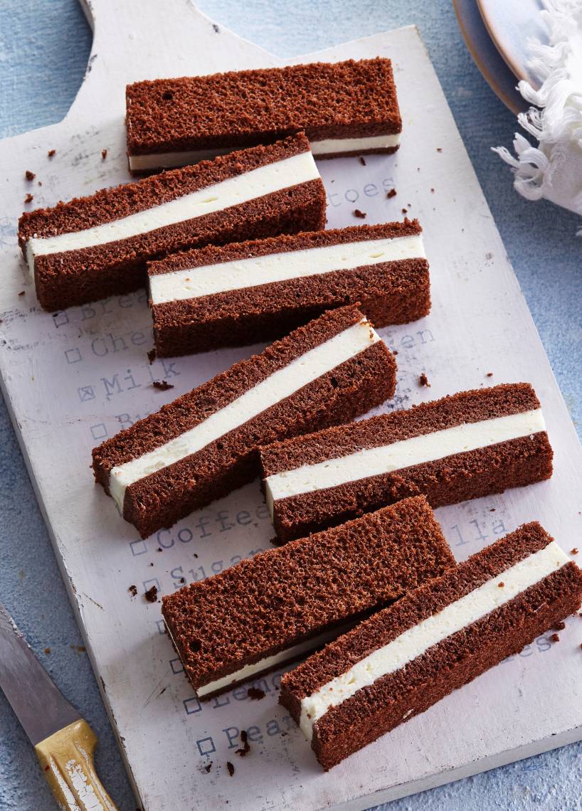 Selbst gemachte „Milchschnitten“