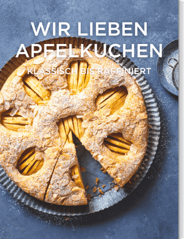 Apfelkuchen in Kuchenform