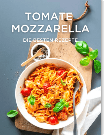 Spaghetti mit Tomate, Mozzarella & Basilikum